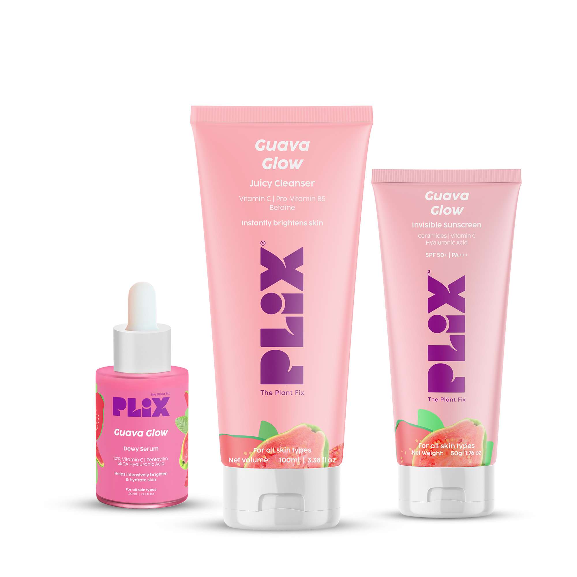 Guava Glow Juicy Cleanser For Skin Brightening With 10% Vitamin C
