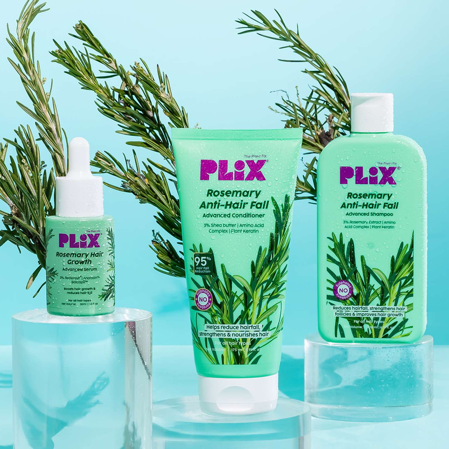 Rosemary Anti-Hair Fall Advanced Kit for Thicker & Fuller Hair
