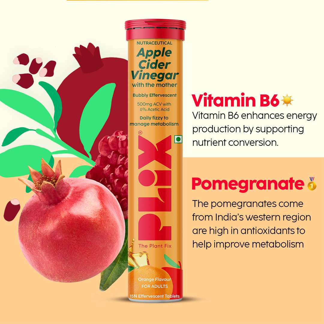 Mini Orange Apple Cider Vinegar Effervescent with the mother