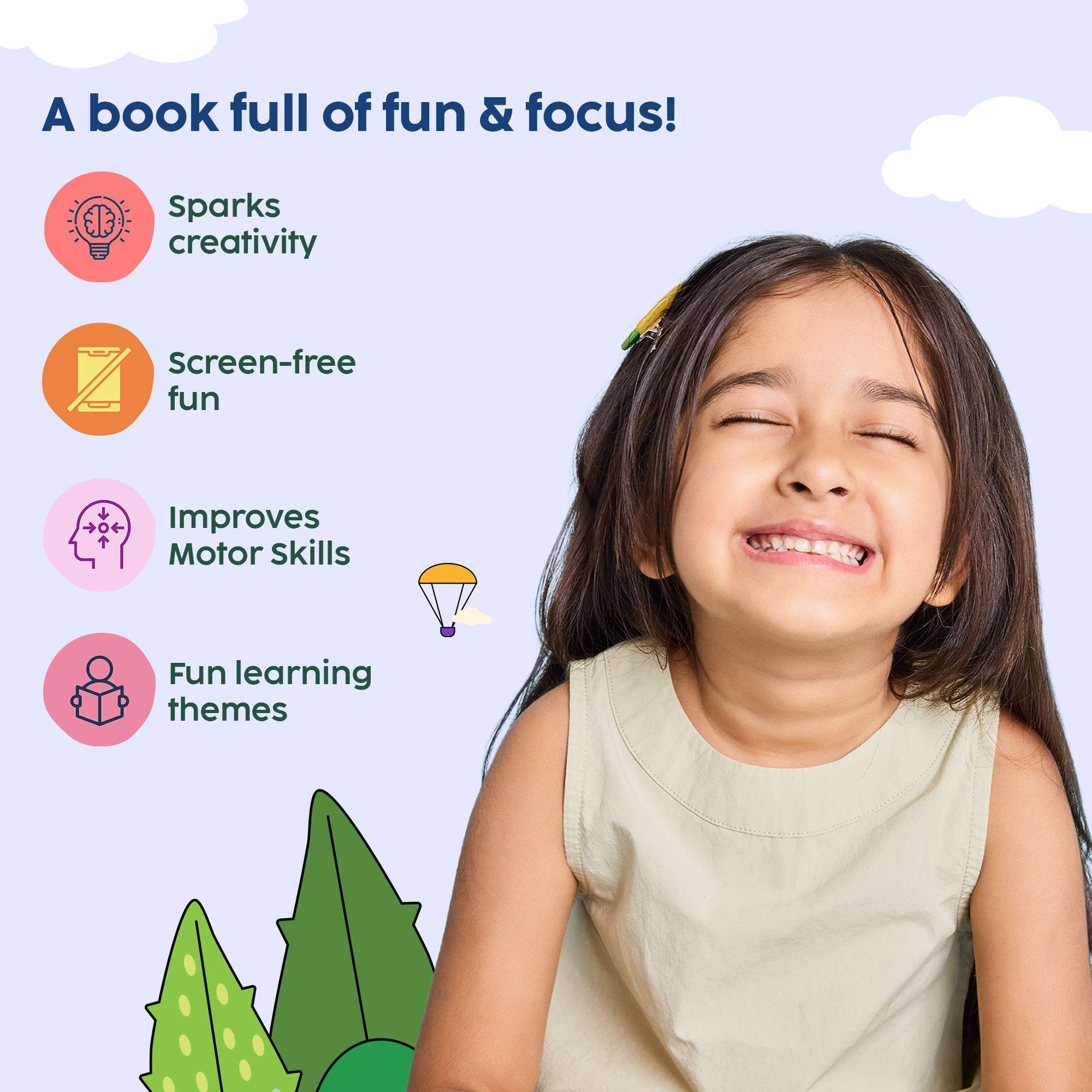 Kids Coloring Book for Screen-Free Fun, Boosting Creativity