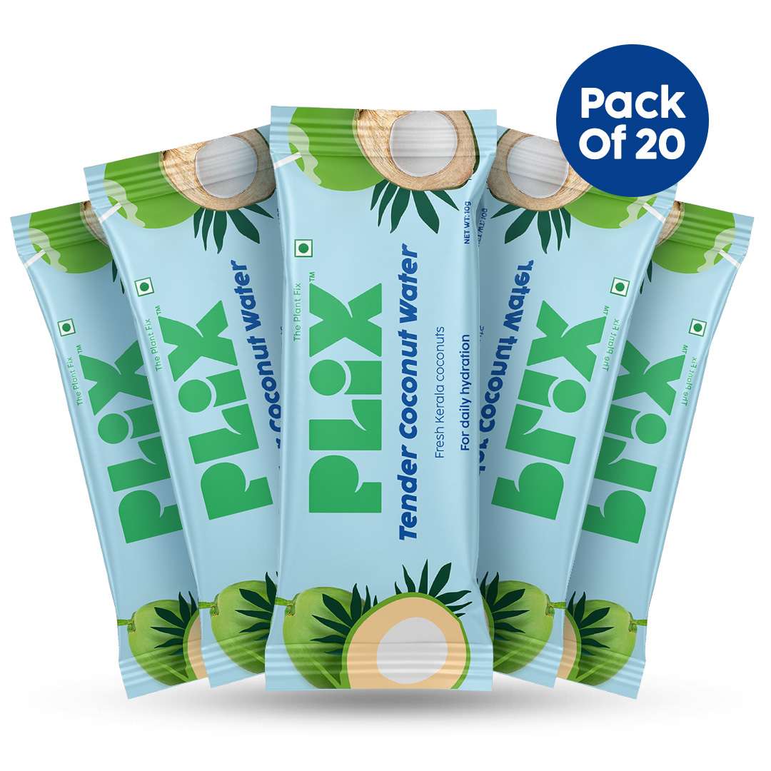 Get Plix Tender Coconut Water Powder For Daily Hydration & Healthy Skin