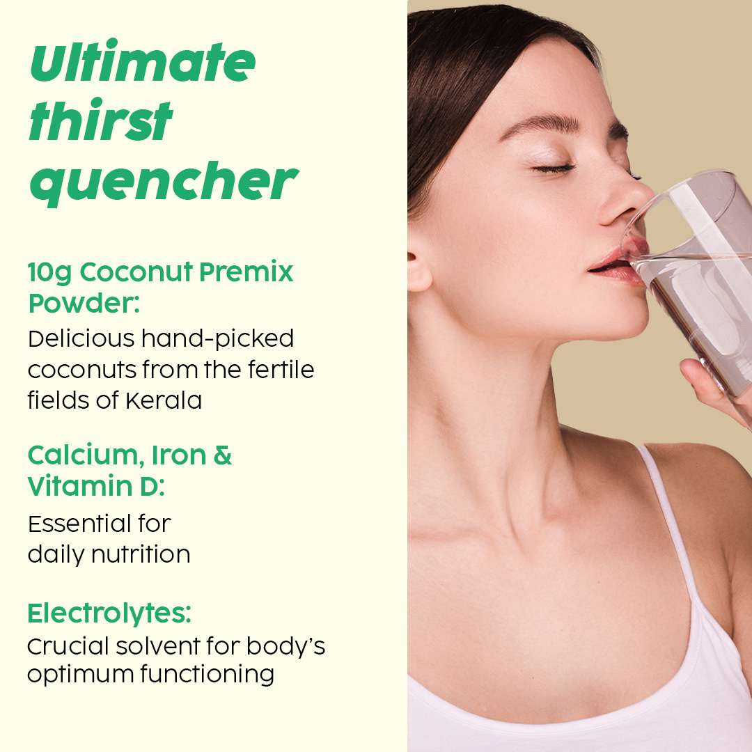 Get Plix Tender Coconut Water Powder For Daily Hydration & Healthy Skin