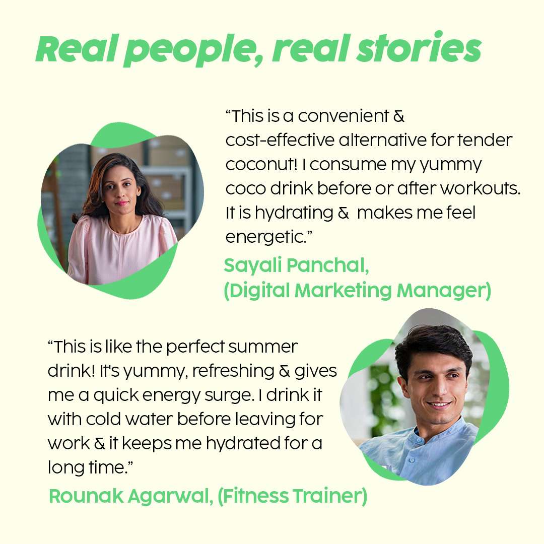 Get Plix Tender Coconut Water Powder For Daily Hydration & Healthy Skin