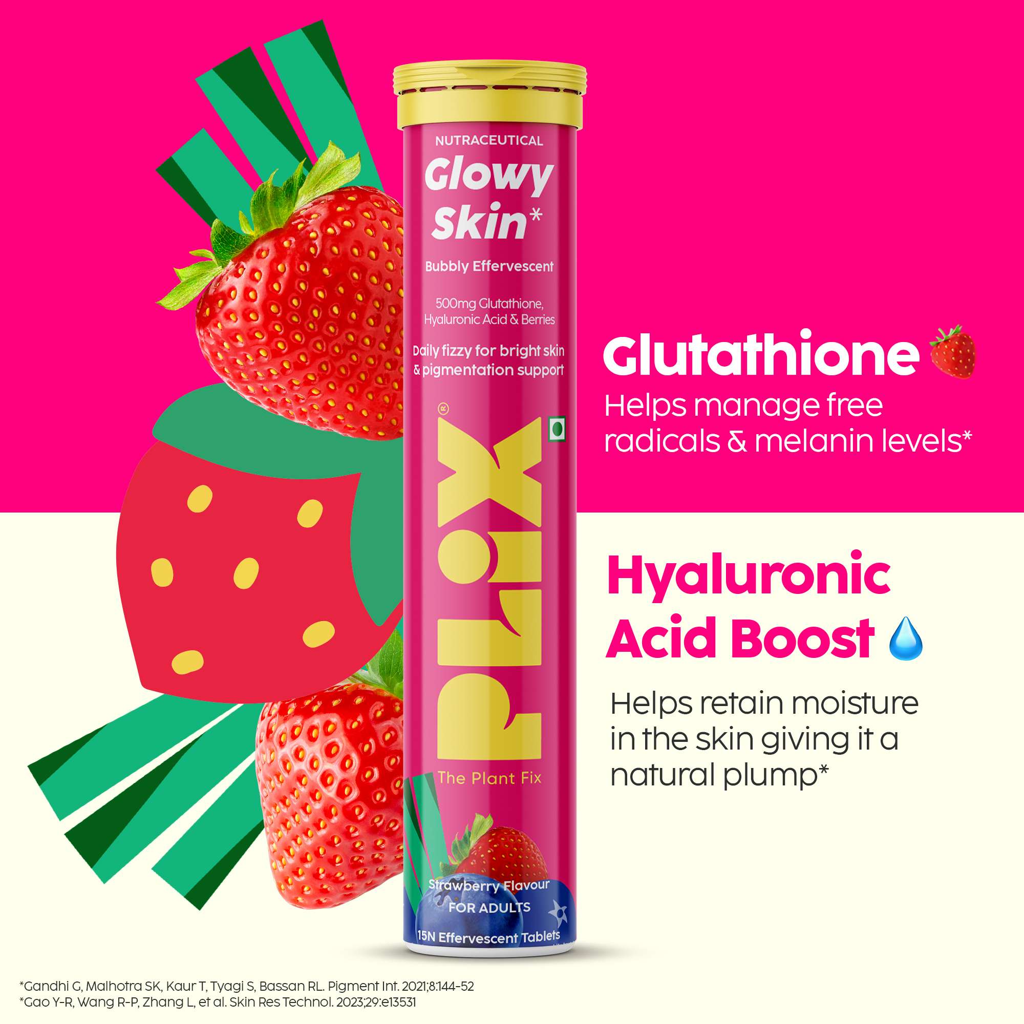 What is Glutathione? Side Effects, Dosage, Benefits 2 Glowy Skin Bubbly Effervescent Tablets with 500 mg L-Glutathione