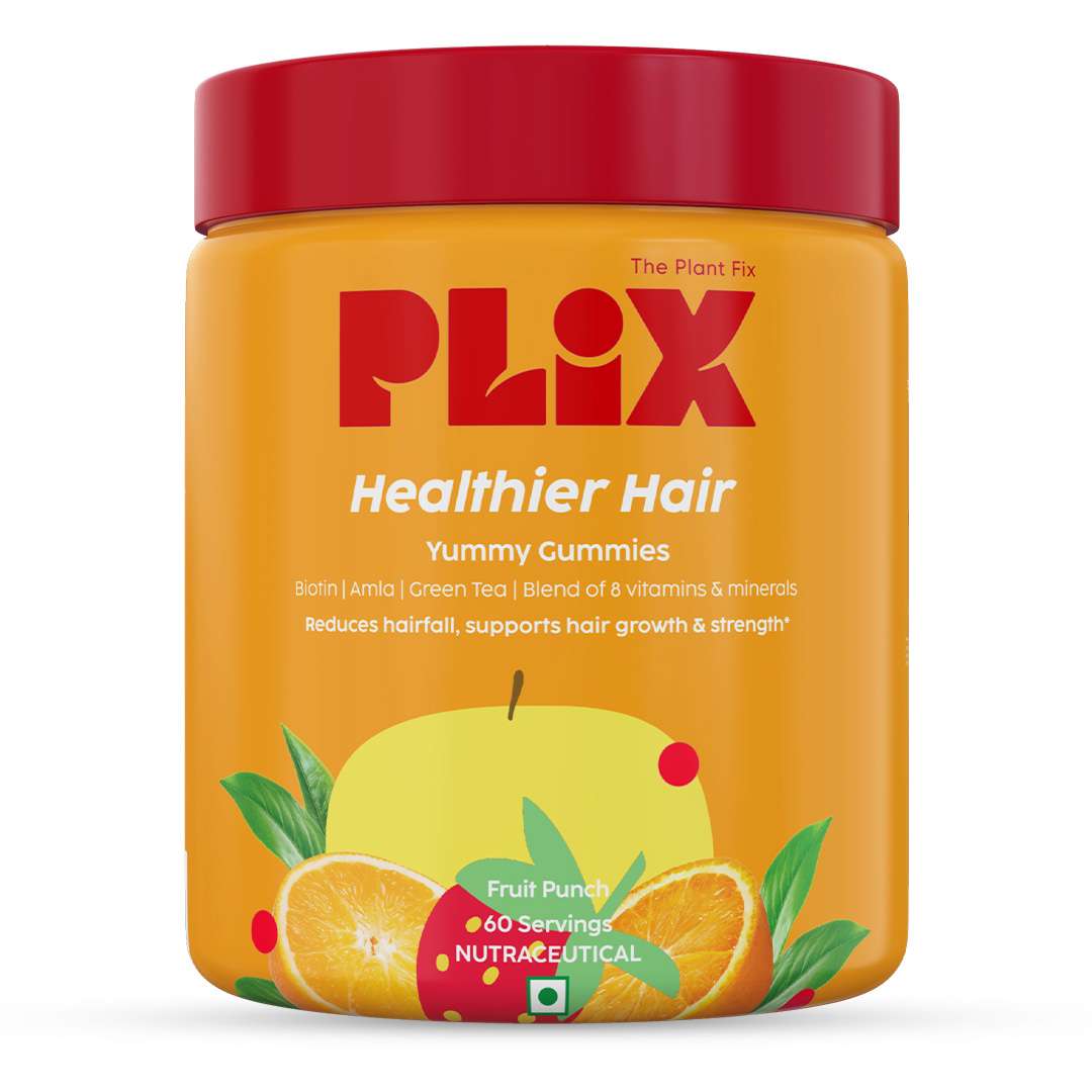 Buy Hair Gummies & Boost Hair Health with 40mcg Biotin Plix