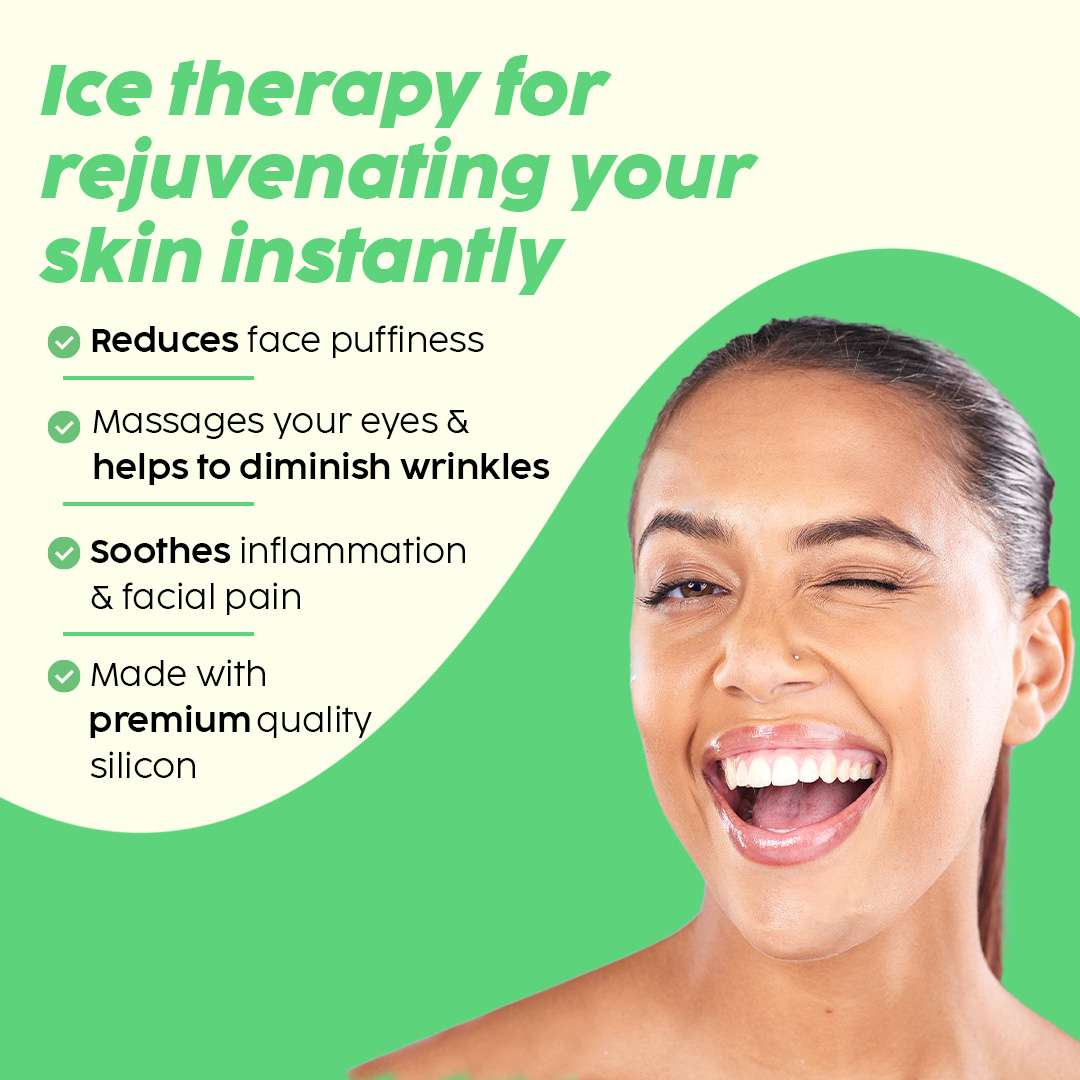 Buy Ice Roller for Face Enhance Skin Glow & Tighten Pores Plix