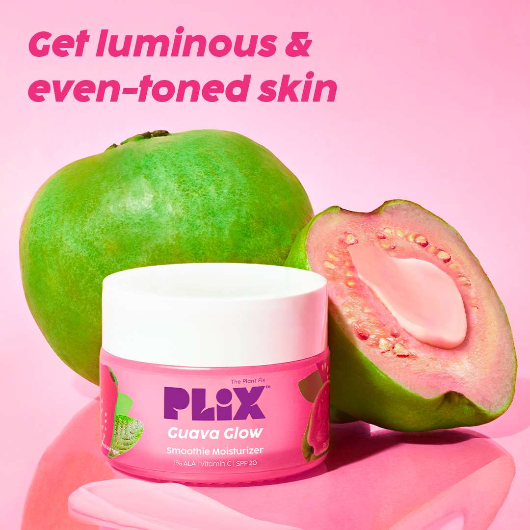 Get Glowing Skin with Guava Glow Vitamin C Moisturizer| Plix